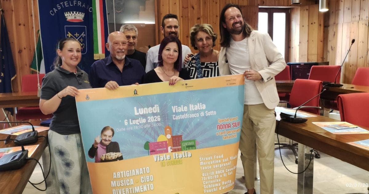 Viale Italia in festa lunedì 6 luglio: musica, street food e Nonna Silvi