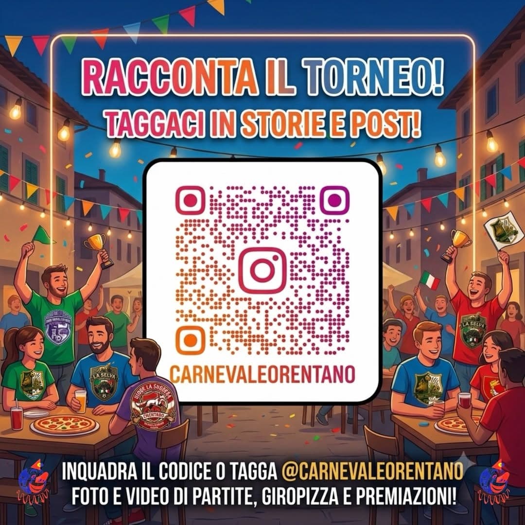 Finale torneo e Giropizza: condividi i tuoi scatti su Instagram