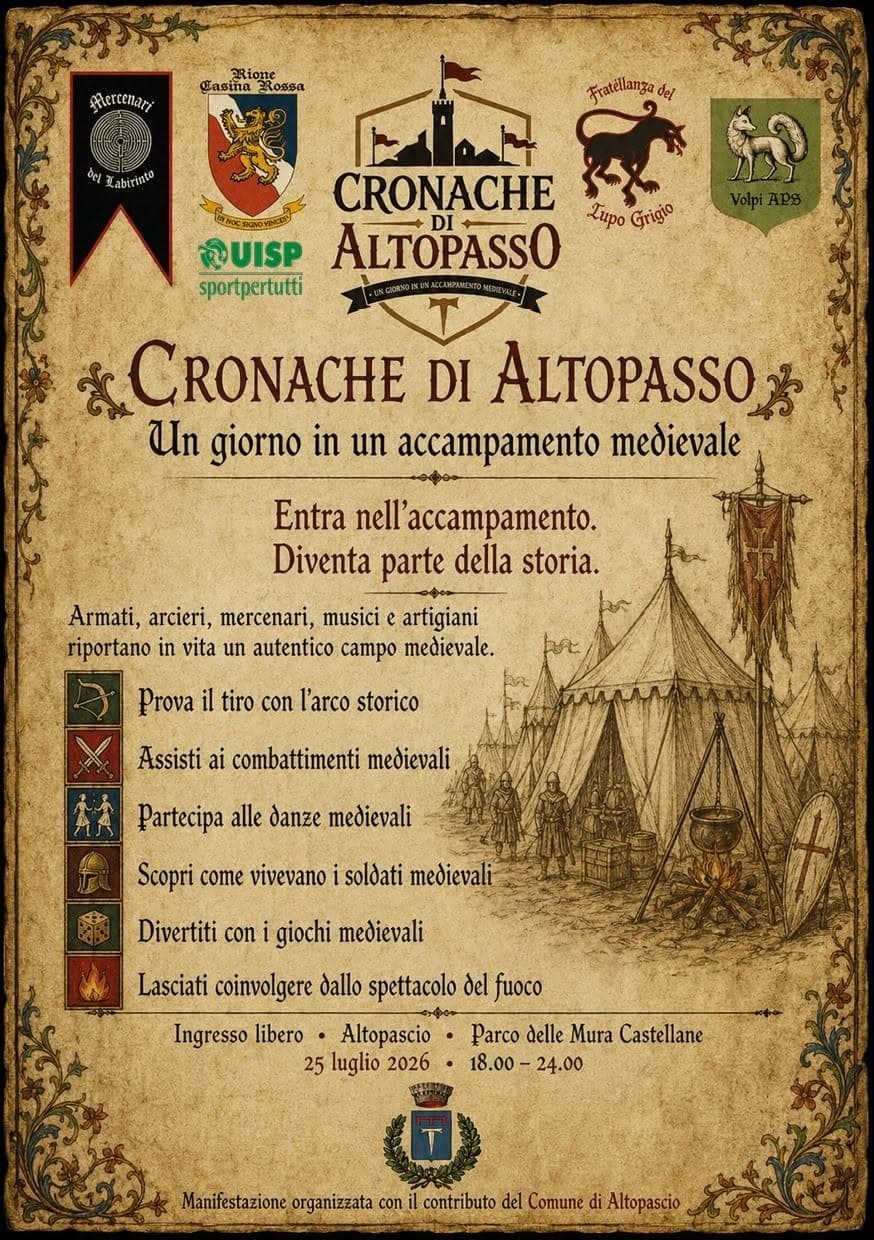Evento medievale 'Cronache di Altopasso'